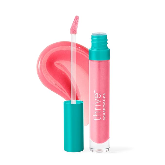 Thrive Causemetics Sheer Strength Lip Plumping Peptide Gloss, Fuchsia Pink