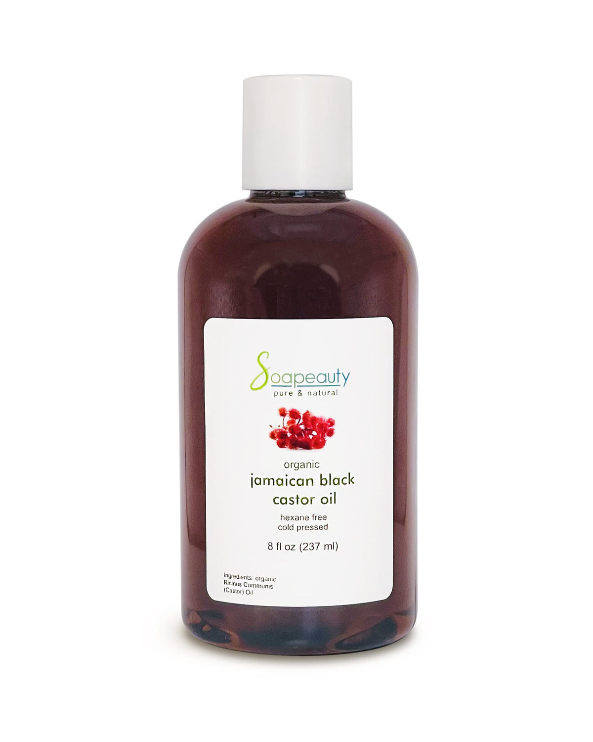 Soapeauty Jamaican Black Castor Oil 100% Pure Natural for Skin Hair 8 oz