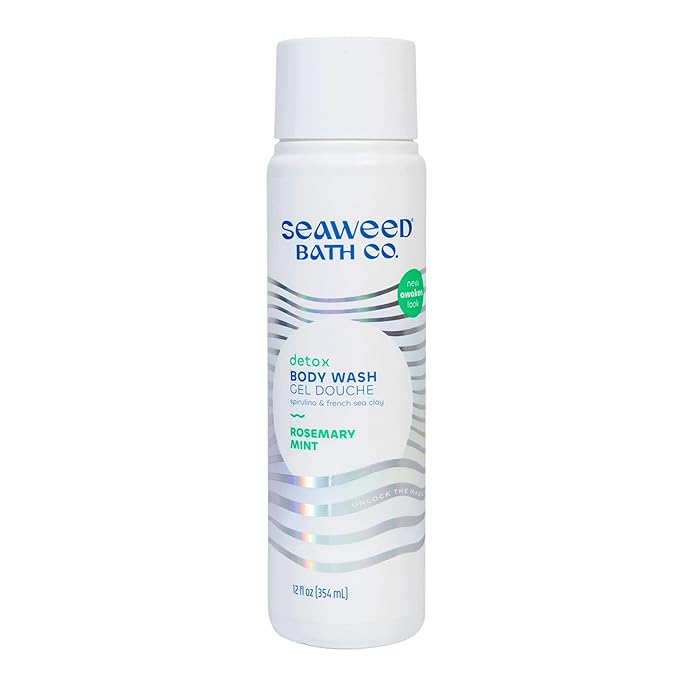 Seaweed Bath Co. Detox Body Wash, Rosemary Mint, 12 oz