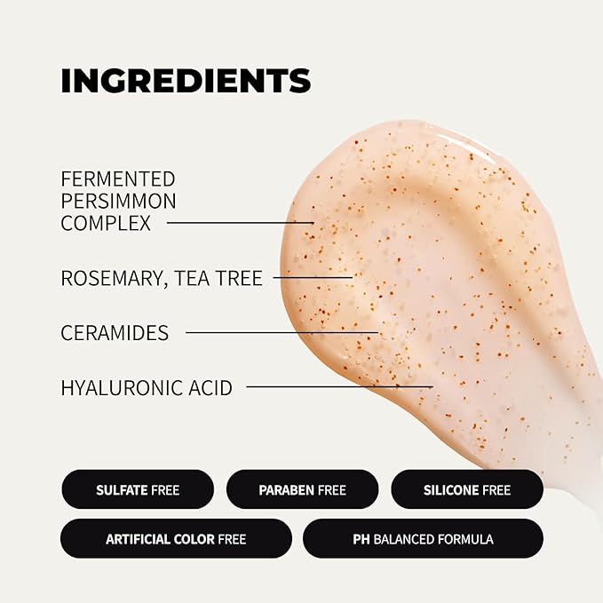 Rememberin Persimmon Body Wash for Aging & Nonenal Odor (17.6 oz / 500g)