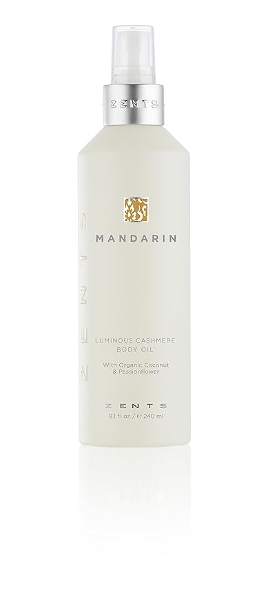 Zents Luminous Cashmere Body Oil (Mandarin Fragrance) 8 fl oz