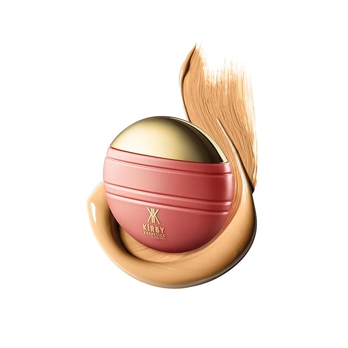 Kirby Kosmetics Konfident Glow Skin Tint – Golden Grace Hydrating Oil-Free Glass-Skin Foundation, Buildable Light-to-Medium Coverage, 30 ml – Inclusive Clean Makeup for Radiant Confidence
