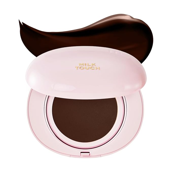milktouch Cushion Foundation, 24H Flawless Skin, Radiant Shine, No Oxidation, Long-Lasting, Non-Creasing, 60% Hydrating Skincare Infused Korean (52N Espresso)