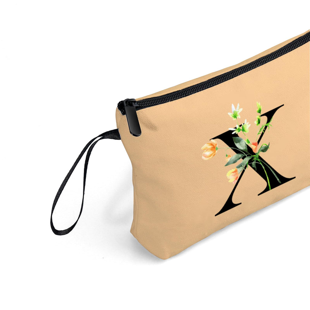 Happy Birthday Friendship Bridesmaid Team Gifts for Employees Women Mom Aunt Daughter Teenage Girl Personalized Make up Cosmetic Bag Travel with Mirror Mothers Day Christmas Graduation X
