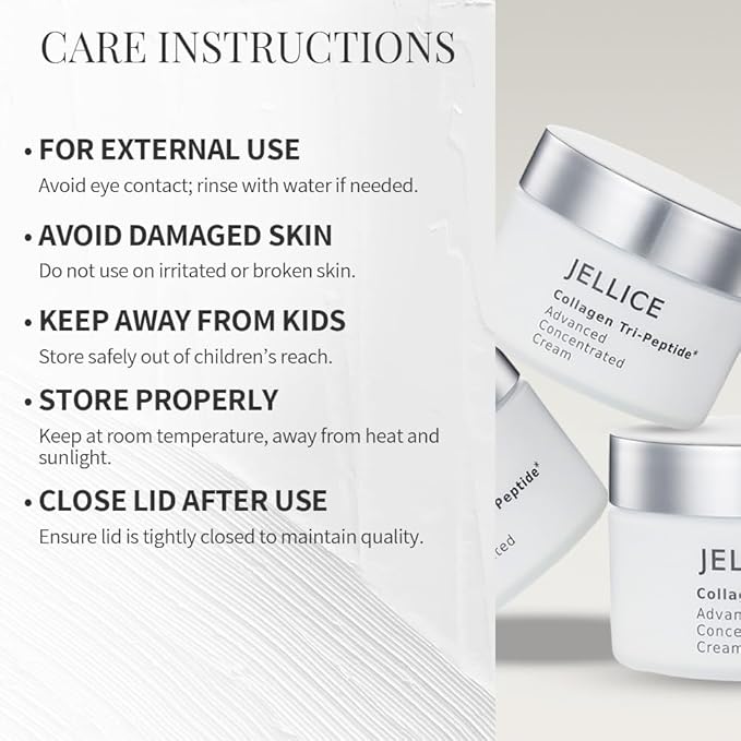 JELLICE Advanced Collagen Face Cream – Japanese Skincare Innovation with Collagen Tripeptides, Hyaluronic Acid & Niacinamide – Anti-Aging Moisturizer for Firming, Hydration & Radiance – All Skin Types