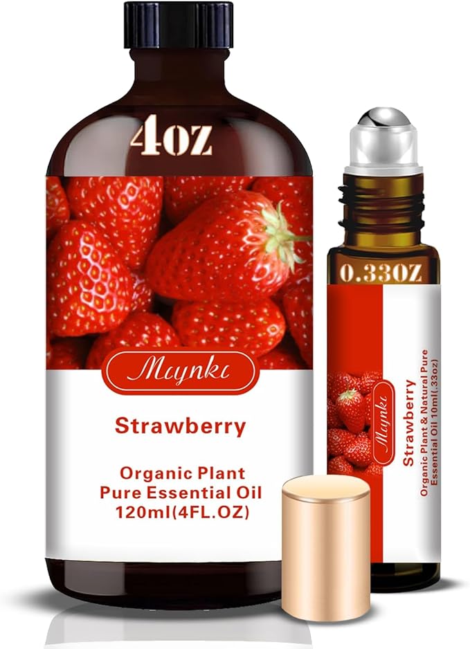 MLYNKL Strawberry Essential Oil,Strawberry Oil for DIY Candles,4 fl oz