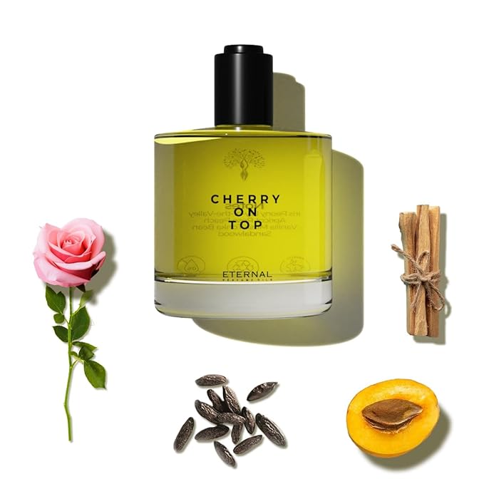 Eternal perfume oils Cherry On Top Perfumes for women Alcohol Free womens perfume Long Lasting perfume for men Unisex EAU DE PARFUM 1.69 FL Oz with 1 FL Oz (Pack of 2)