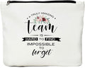 Team Gifts Makeup Bag, Appreciation Gifts Cosmetic Bag for Employees