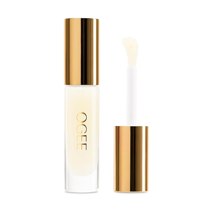 Ogee Beyond Clean Lip Gloss - Certified Organic Plumping Gloss (Clear)