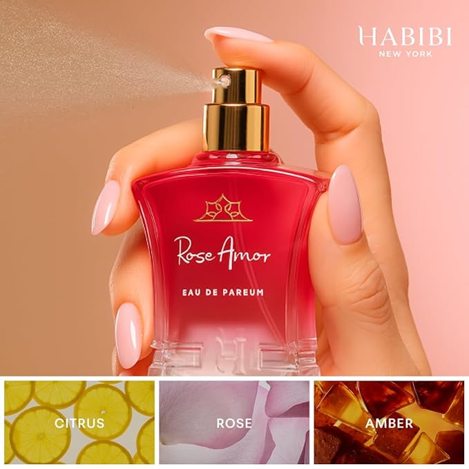 H HABIBI Rose Amor Arabian Perfume for Women Eau de Parfum 75 ml