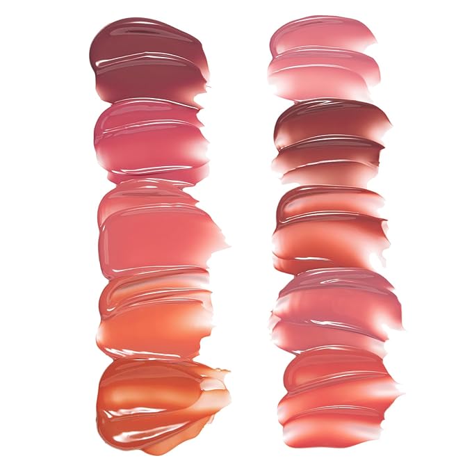 Laka Jelling Nude Gloss, 4.5g/0.15oz, Sheer Hydrating Lip Oil with No Stain, Non-Sticky, Nourishing Gloss for a Glowy Look, K-Beauty (#307 Cocoring)
