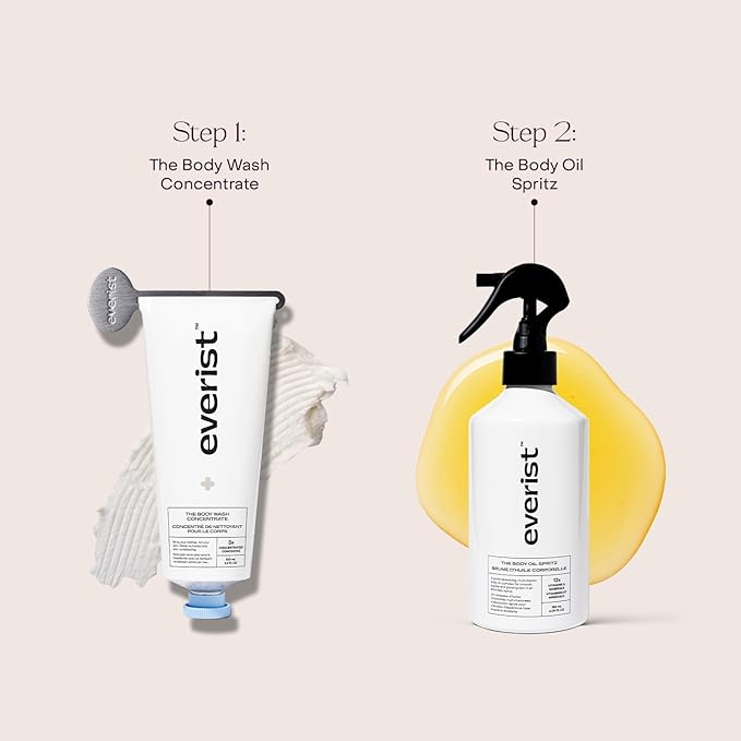 Everist Hydrating Body Ritual Set | Body Wash + Body Spritz