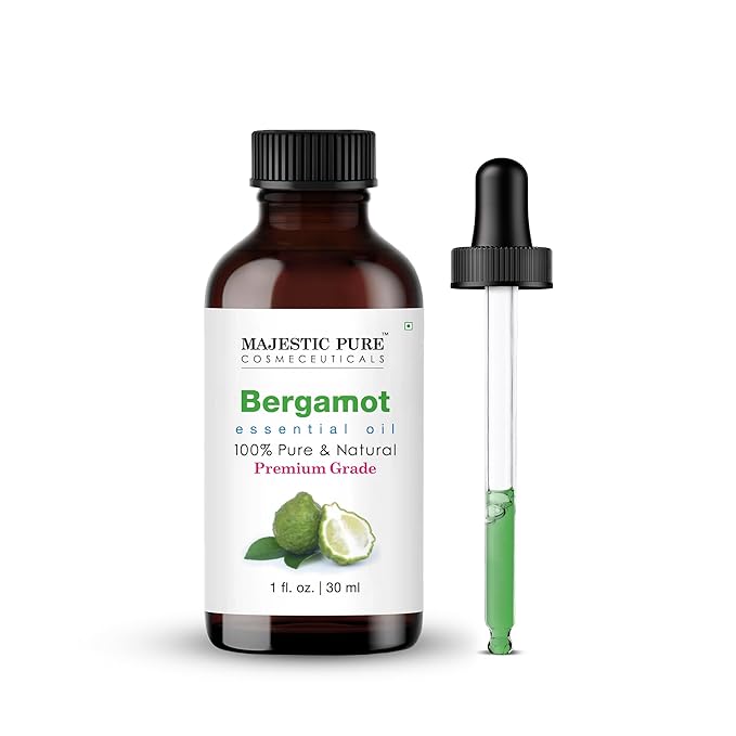 Majestic Pure Bergamot Essential Oil for Diffuser - 1 fl oz