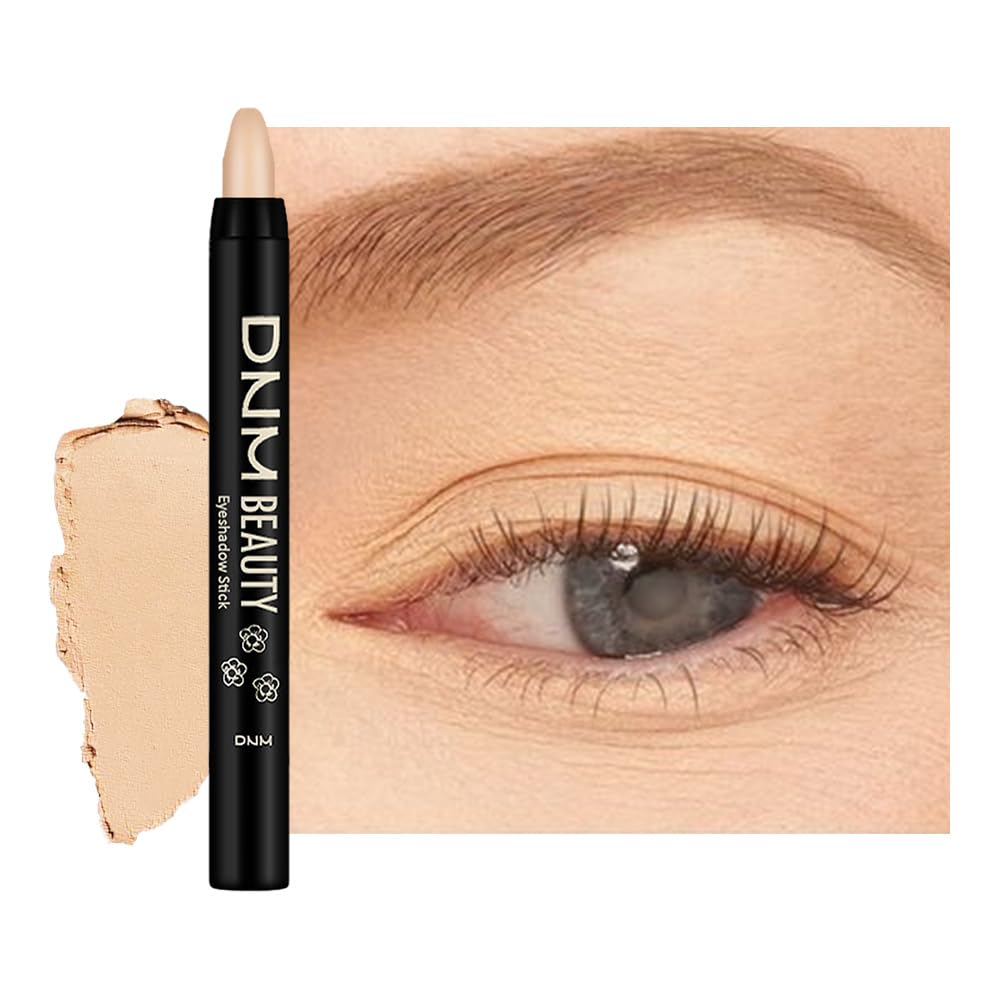 IATMOMOD Beige Matte Cream Eye Shadow Stick Makeup for Women, Beige Matte Eyeliner Pencil Eyeshadow Brightener Stick for Eyes, Waterproof Eyeshadow Applicator Blendable, sombras para ojos 59#