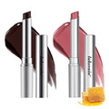 2Pcs Black and Pink Moisturizing Honey Noir Lipstick for All Skin Tones