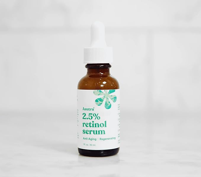 ASUTRA 2 Pack 2.5% Retinol Serum, 1 fl oz (Pack of 2) (1 Fl Oz)