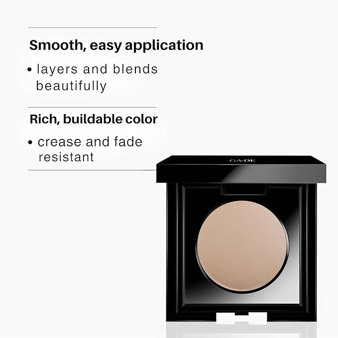 Velveteen Metallic Eyeshadow Mono, 235 - Pearl Infused, Shimmer Eye Makeup - Silky-Soft, Densely Pigmented, Seamless Blend - 0.105 oz