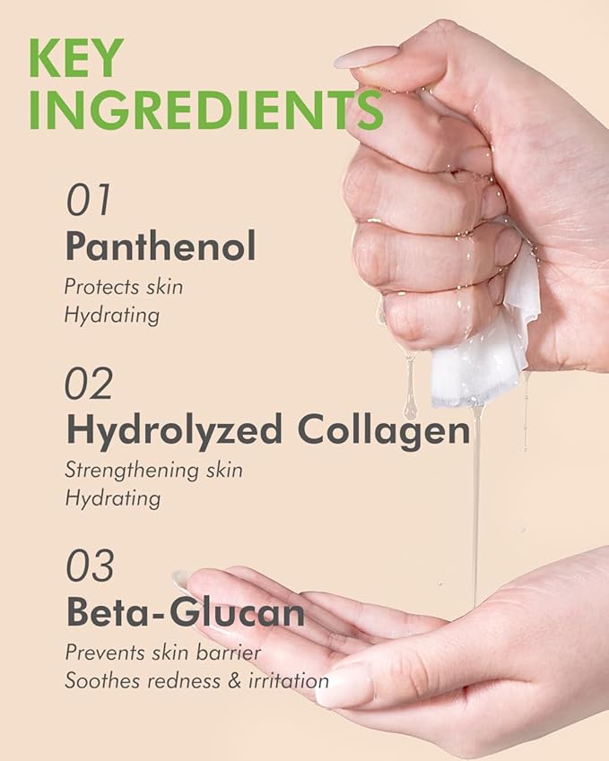 DERMAL Cucumber Collagen Cooling Sheet Mask, Soothing Hydration, 10 Pack