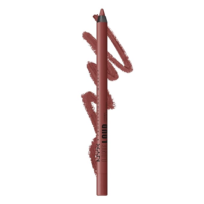 NYX PROFESSIONAL MAKEUP Line Loud Lip Liner, Longwear and Pigmented Lip Pencil with Jojoba Oil & Vitamin E - Leave A Legacy