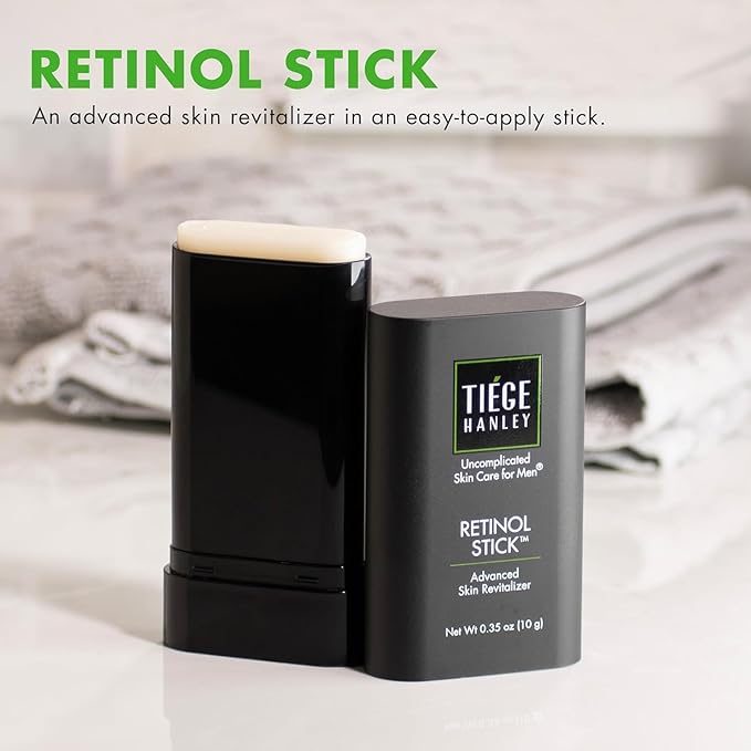 Tiege Hanley Retinol Stick for Men, Anti-Aging Face & Eye Stick, 0.35 Oz