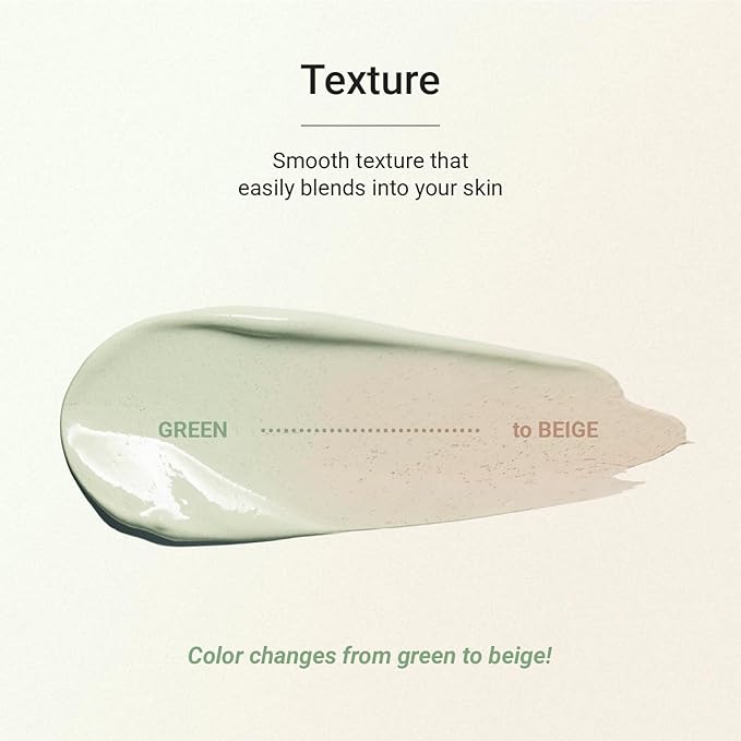 Meebak Cica Redness Solution Lite – Green Color Correcting CC Cream for Redness Relief w/ Niacinamide & Centella Asiatica, Korean Tone Up Cream, Tinted Moisturizer for Sensitive, Fair to Medium Skin