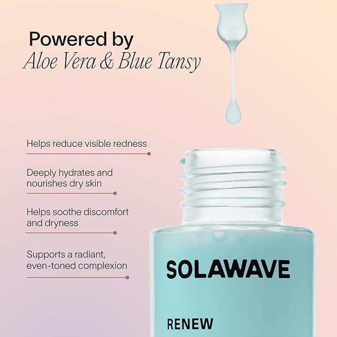 Solawave Renew Complex Red Light Therapy Activation Serum, 1 Oz (1-Pack)