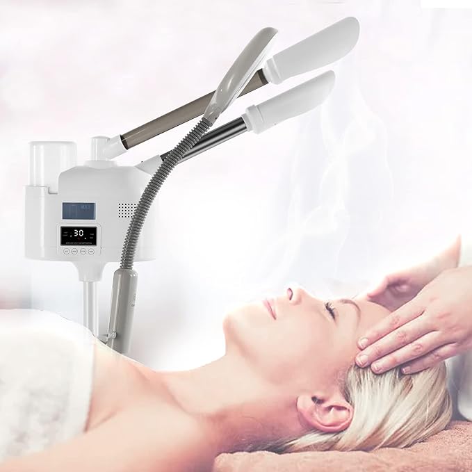 WINEDYOUNG Professional Facial Steamer 3 in 1 Steamer for Face White