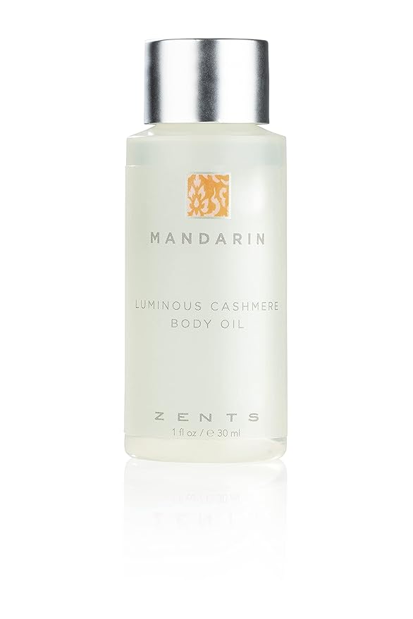 Zents Luminous Cashmere Body Oil (Travel Size - Mandarin Fragrance) 1 fl oz