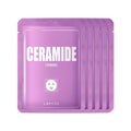 LAPCOS Derma Ceramide Sheet Mask - Firming Skin Barrier Repair (Pack of 5)