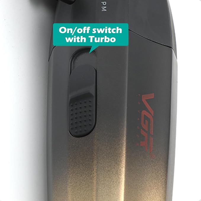 VGR 003 Professional Hair Clippers for Men with Clipper Trimmer Set, Gold