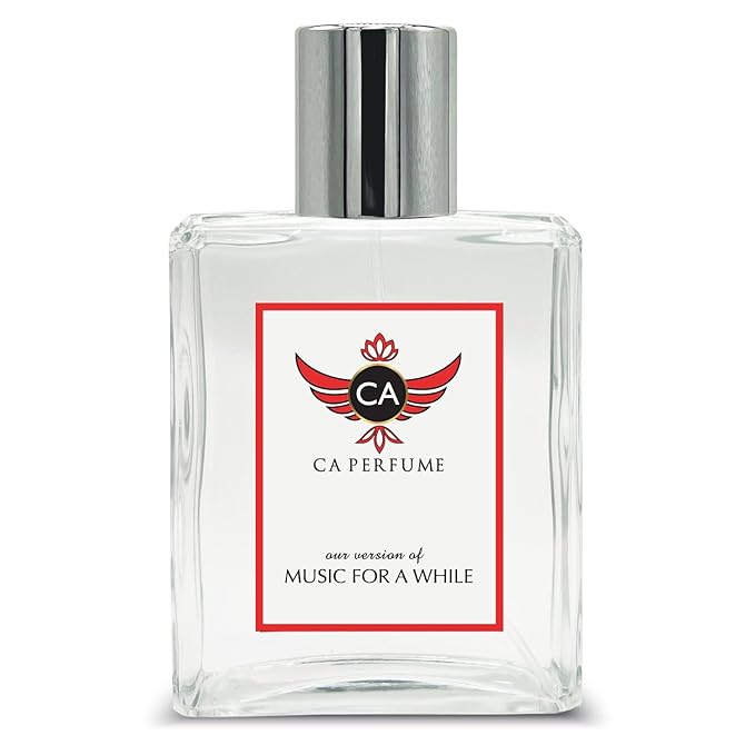 CA Perfume Impression of Music For A While for Women and Men Eau De Parfum Aromatic Fougere Scent Long Lasting Unisex Fragrance Signature Scent for Day and Night Wear 3.4 Fl Oz 100ml