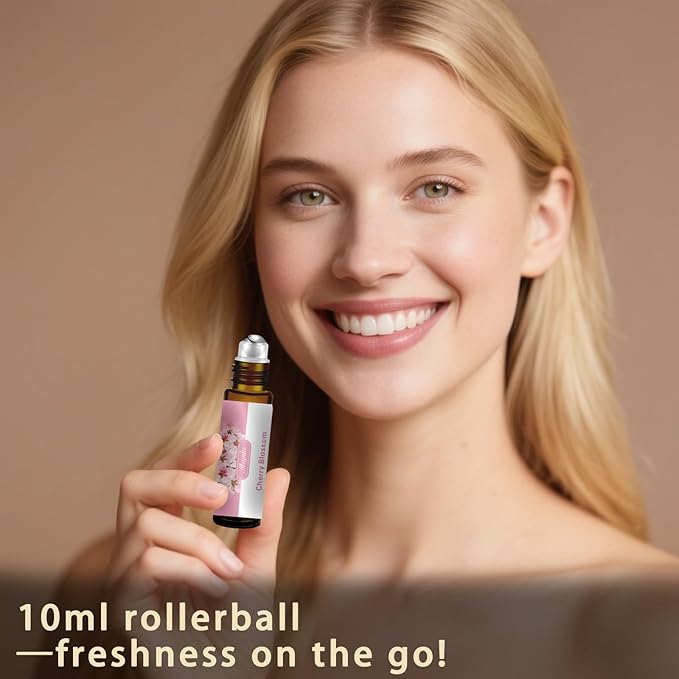 MLYNKL Cherry Blossom Essential Oil,Cherry Blossom Oil for Massage,4 fl oz