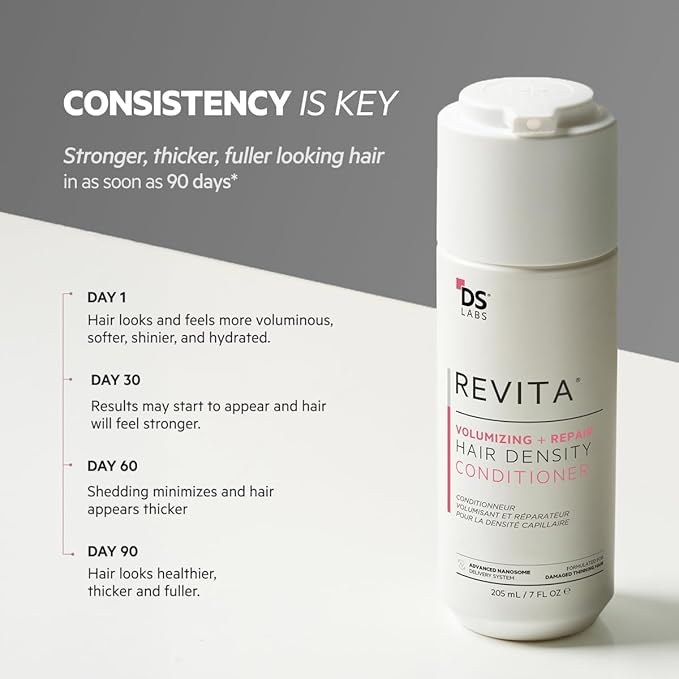 DS Labs Revita Hair Density Volumizing Shampoo & Conditioner for Fine Hair