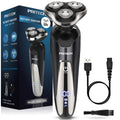 PRITECH Electric Razor for Men Rotary Electric Shavers for Men Cordless