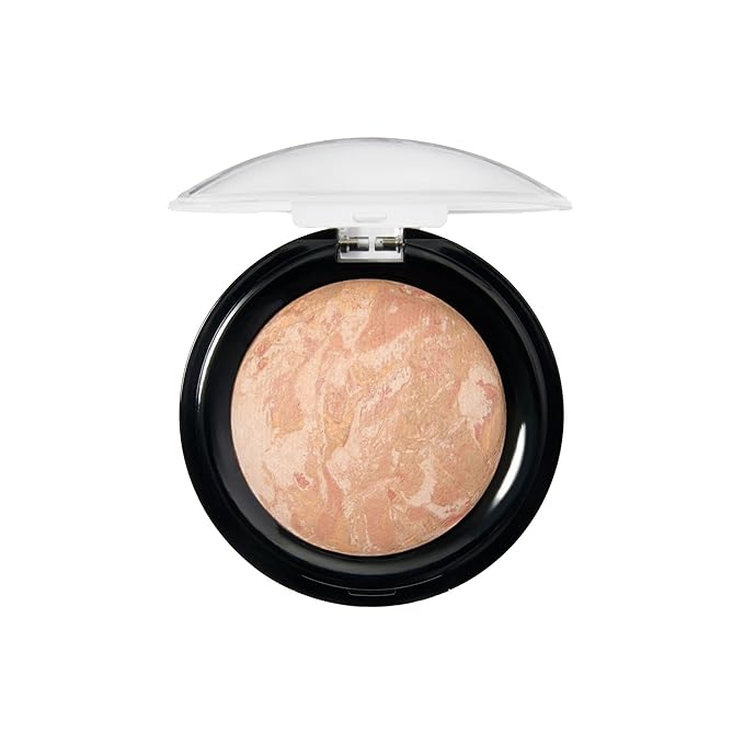 LAURA GELLER NEW YORK Award-Winning Baked Balance-n-Brighten Color Correcting, Travel Size, Powder Foundation – Light – Handmade in Italy – Buildable, Matte Finish – For Mature Skin