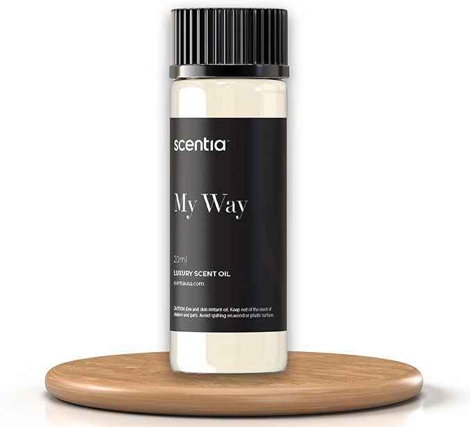 Scentia Miami One (My Way) Aromatherapy Oil for Diffuser – Hotel Scent Inspired by 1 Hotel Miami Beach – 20 mL – Lemon, Sandalwood & Cedar Natural Fragrance Oil for Waterless & Cold Air Diffusers