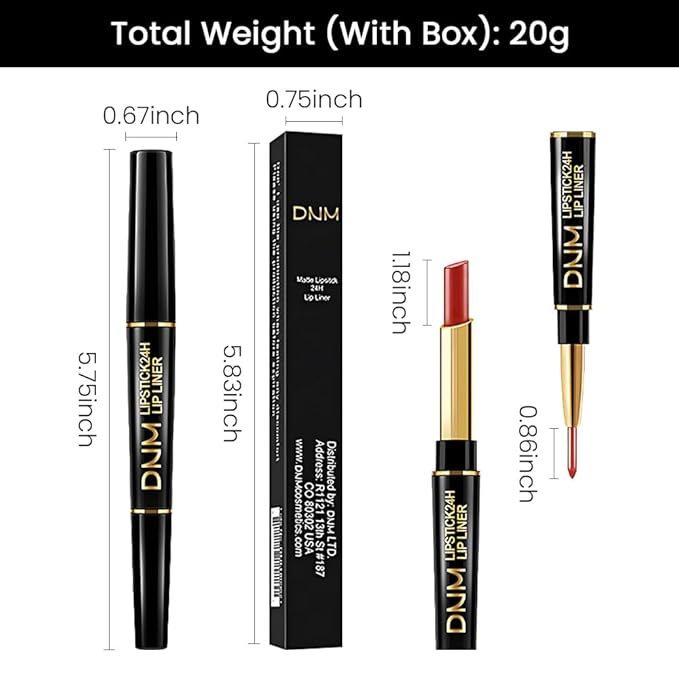 BINGBRUSH 3Pcs Matte Lipstick Set for Women, Double Ended Lipstick with Lip Liner, Nude Brown Beige Lip Color Kit, Waterproof Long Lasting Non Transfer Velvet Finish Lip Makeup Gift Set