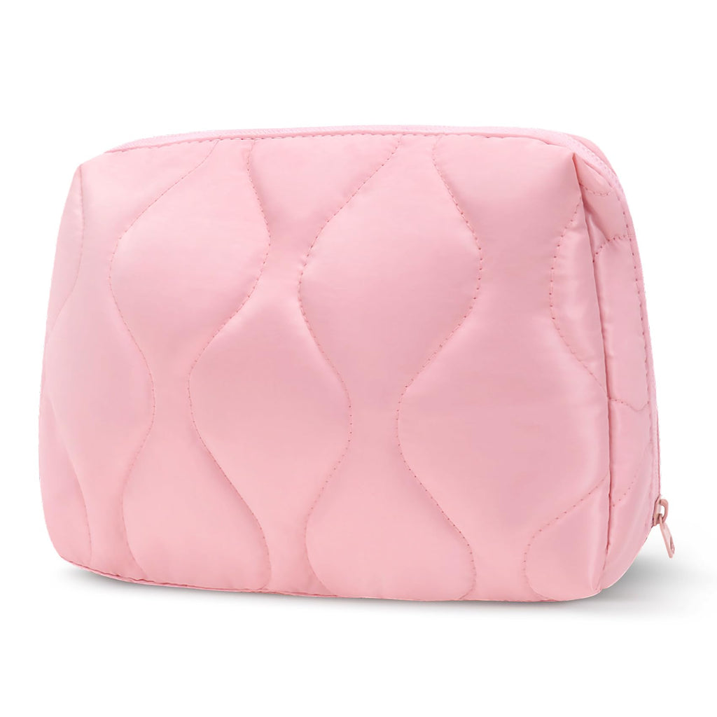 MOYLLOG Makeup Bag, Wide-open Cosmetic Bag, Toiletry Bag for Women, Travel Essentials Organizer, Compact Lightweight for Daily Use