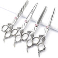 6/7/8/9-inch professional hair clipper set hairdresser(7 inches,4 pieces)