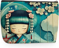Japanese style Doll Makeup Bag, Large Capacity Travel Makeup Case Cosmetic Bags for Women, Portable Pouch Purse Travel Essentials Toiletries Accessories, Christmas Birthday Gifts for Women