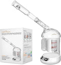 DKURQG Facial Steamer with Extendable 360° Rotating Arm Blue
