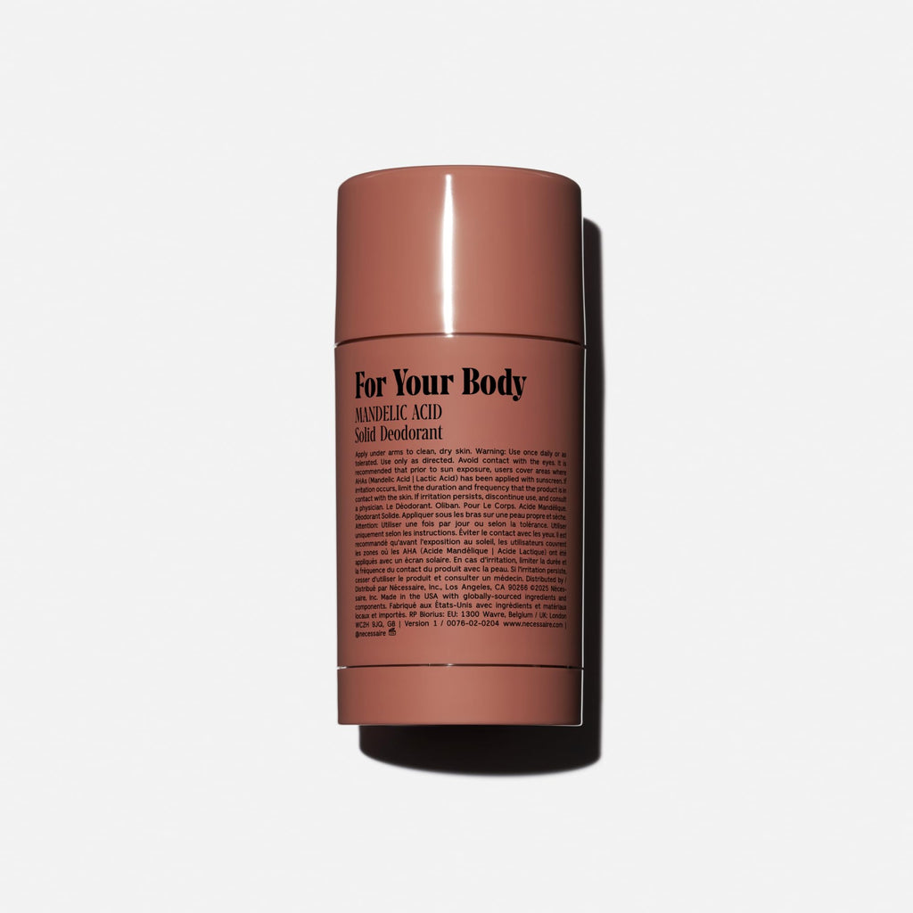 Nécessaire The Deodorant Olibanum | Natural Aluminum Free Deodorant For Women & Men. Extra Strength Treatment with Mandelic Acid. Free of Baking Soda, Ozokerite & Parabens (75 g/2.5 oz)
