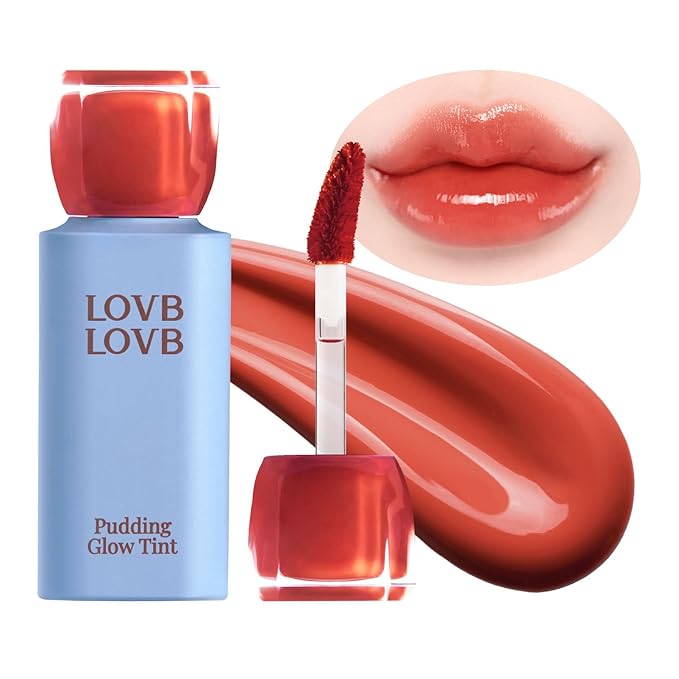 LOVB LOVB Pudding Glow Korean Lip Stain 0.14 oz. 04 SUNSET BEIGE