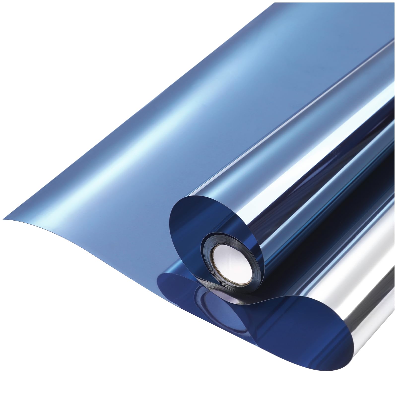 rabbitgoo Window Privacy Film One Way, 29.5" x 78.7", Blue Silver
