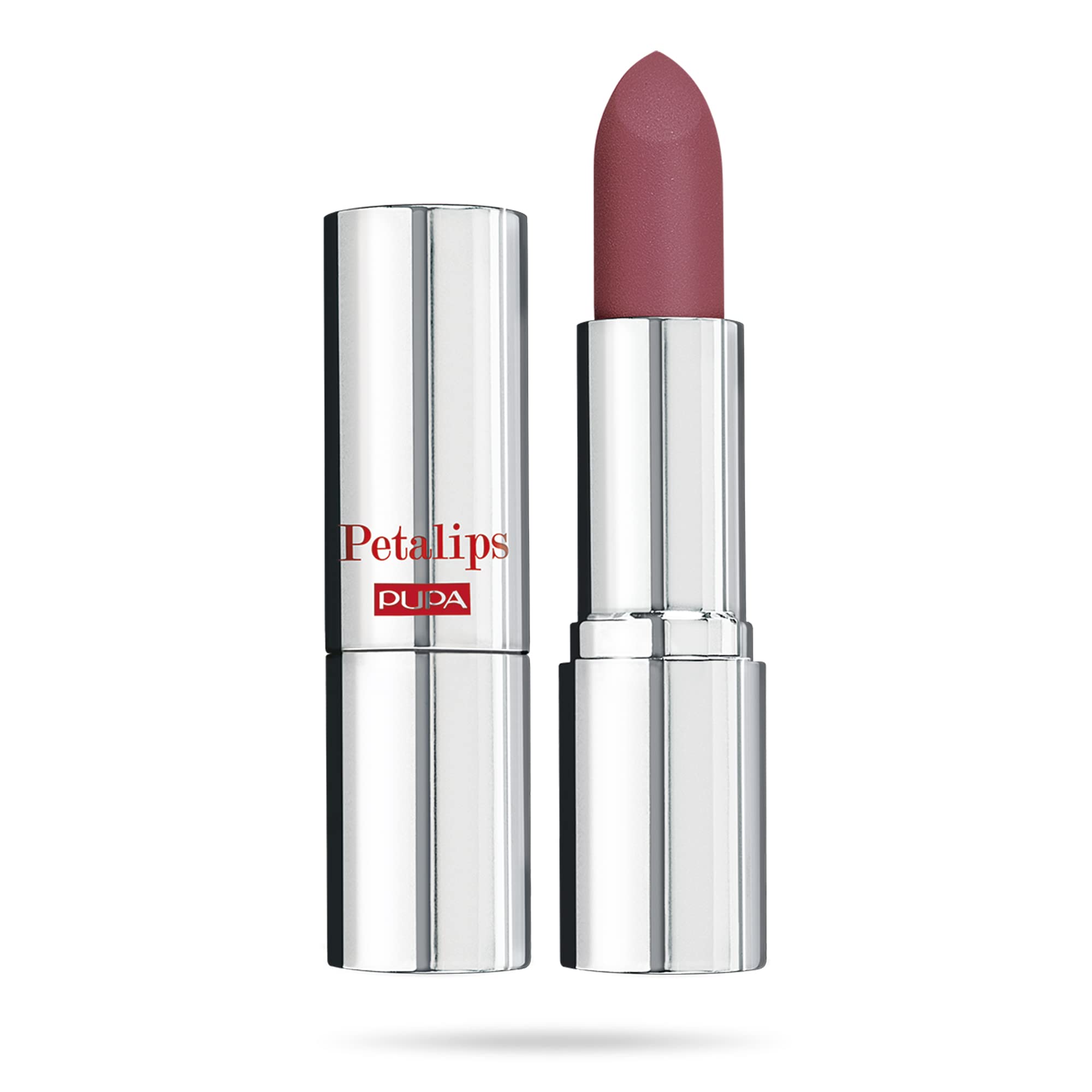PUPA Milano Petalips Soft Matt Lipstick - Lightweight And Imperceptible - Provides Color With Buildable Intensity - Combines Comfort Of A Balm With A Matte Finish - 011 Vibrant Tulip - 0.123 Oz