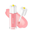 Amuse SEOUL Daisy Flower Dew Tint (13 DEW BOKSOONGA) - Glossy Moisturizing Lip Stain, Watery Glow Lip Tint, Long Lasting Color, Dewy Finish, Vegan, Korean Beauty Makeup