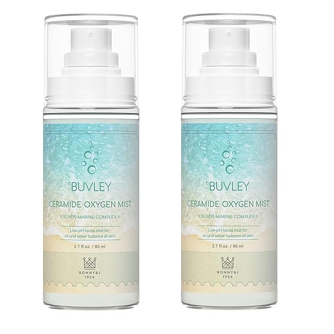 BUVLEY Ceramide Oxygen Face Mist | Low pH, Vegan, Cruelty Free | Hydrating Refreshing Soothing Facial Mist Spray with Antioxidants 2.7 Fl Oz (2)