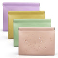 Muswelf 7.1"×5.5" Soft Purse Pouches for Women, Small Makeup Bag for Purse