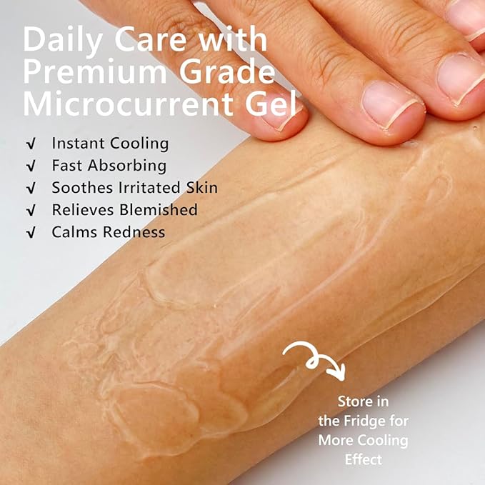 Oeneis Hydrating Microcurrent Conductive Gel, Fragrance-Free, Paraben-Free, Gel Primer with Hyaluronic Acid, Non-irritating, Moisturizing Gel for RF, 300g Tube, Clear