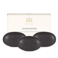 Caswell-Massey Natural Bar Soap Gift Set - Sandalwood - Triple-Milled Moisturizing Body Soap Bars for Men & Women, Plant-Based Formula with Essential Oils, Made in USA, 3 x 5.8 oz